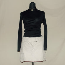 Load image into Gallery viewer, Beige cargo mini skirt (W28)
