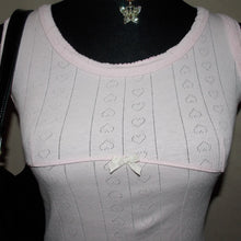 Load image into Gallery viewer, MMM pink heart patterned tank top (XXS)
